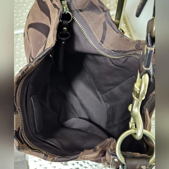 BROWN COACH CARLY CLOTH BAG 🤎 - Picture 14 of 16